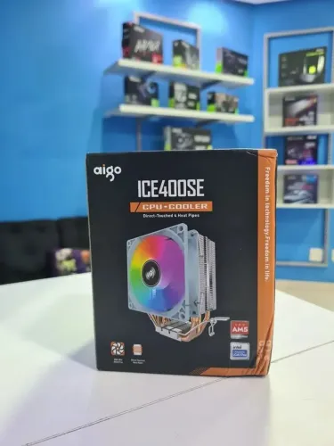 Air Cooler Aigo Ice400SE RGB Processador Intel AMD Lacrado