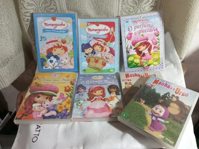 Lote DVDS de desenhos infantis