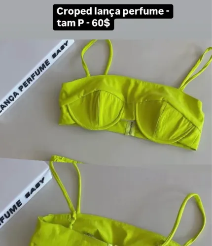 Cropped lança perfume 