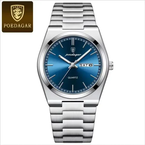 Relógio Masculino Poedagar 930 Homage Omega Geneve 1972