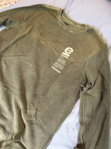 Blusa de manga longa Osklen tamanho G verde , pouco usada