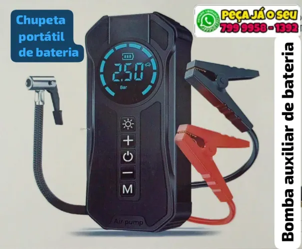 Auxiliar chupeta automotivo/ compressor pneus