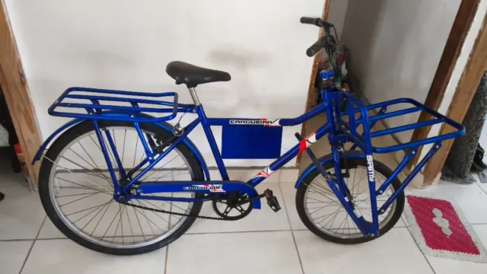 Bicicleta barra forte cargueira 