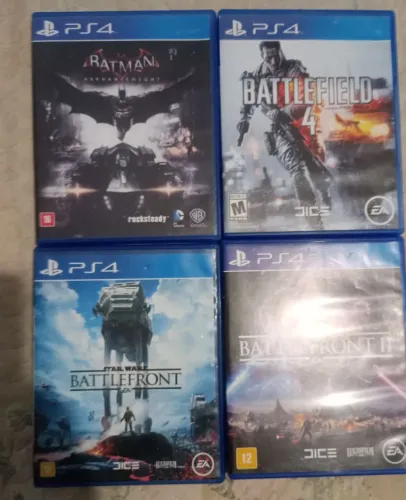 4 Jogos PS4 (Físico)