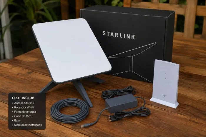 Aluguel Starlink Mini - Internet via satélite