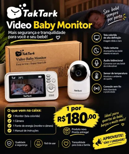 Babá eletrônica nova