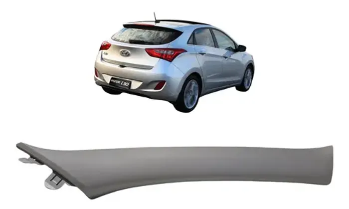 Moldura Acabamento Parabrisa L/direito Hyundai I30 Uzad0
