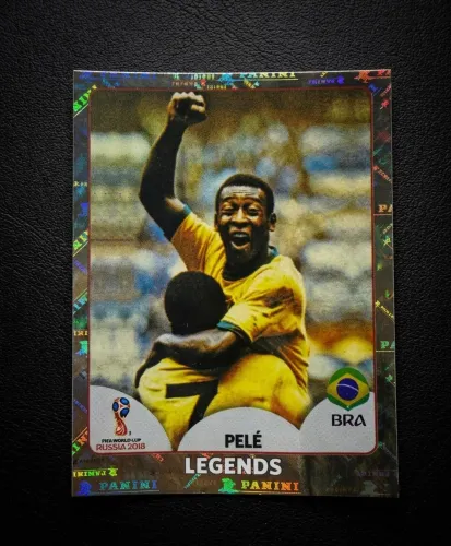 Figurinha Copa do Mundo 2018 Pelé Legend