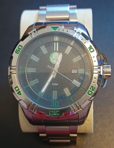 Relógio Technos Masculino Palmeiras PAL2315AC - Novo Sem Uso