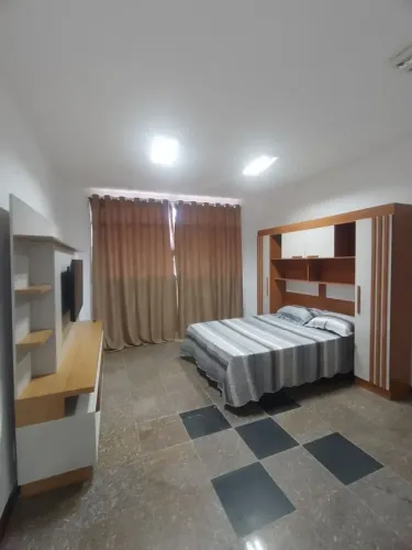 Apartamento aluguel possui 46 metros quadrados com 1 quarto todo mobiliado Vila Velha.