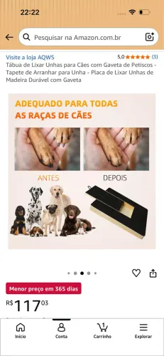 tabua de lixar unha para cachorro 