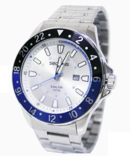 Relógio Seculus Masculino Long Life 23653GOSVNA1 L1/2