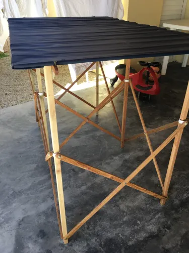 Mesa sanfonada feirante 