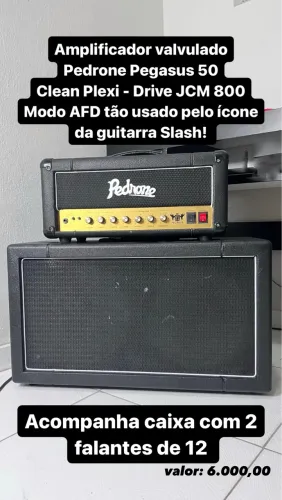 Amplificador Valvulado Pedrone Pegasus 50