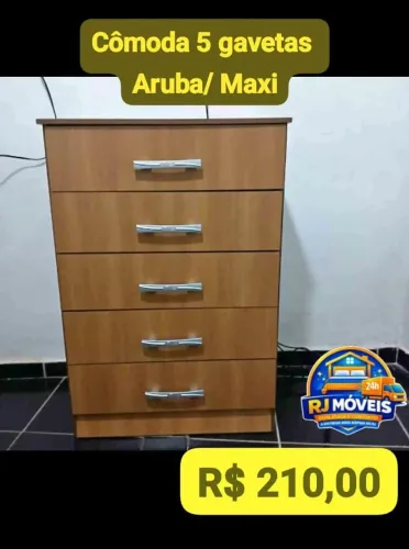 Cômoda 5 gavetas - Na caixa