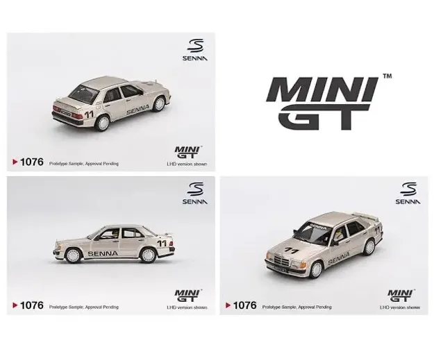 Mini GT 1076 Mercedes Benz 190 E #11 Ayrton Senna