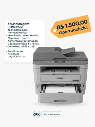 VENDE-SE IMPRESSORA BROTHER