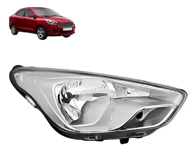 Farol Ford Ka 2015 2017 2018 Cromado Direito Original Direito/passageiro