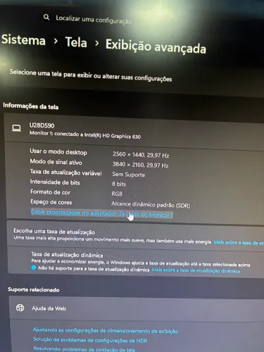 Monitor 4k de 28 polegadas Samsung