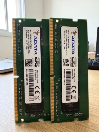 Par de Memórias RAM ADATA 16GB (2x 8GB) DDR4 3200MHz p notebook 