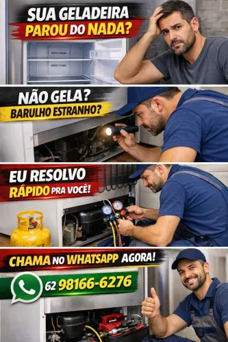 Consertos de Geladeira e Freezer - Refrigeração