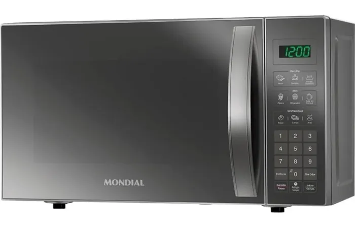 Micro-ondas Mondial 21 Litros MO-01-21-E Cinza Espelhado 220V