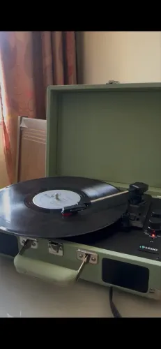 Toca vinil maleta retro
