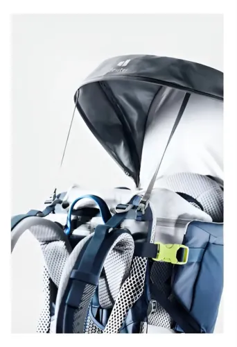 Mochila Carregador Bebê Deuter Kid Comfort Toldo Sun Roof Cor Azul