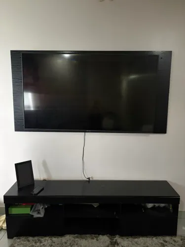 Kit Rack Hack e Painel TV preto