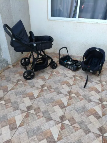 kit carrinho moises e bebe conforto safety 1st