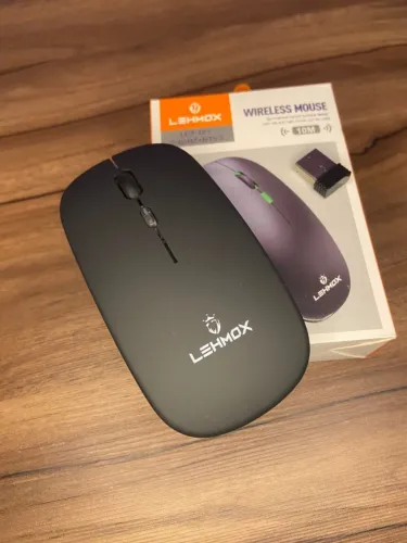 Mouse sem Fio Led RGB Ley-181 LehMox an2
