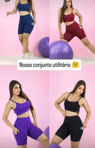 Conjunto Academia Shorts e Calças apertir de 35 até 130