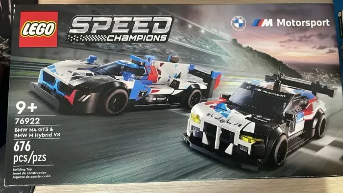 LEGO Speed Champions 76922 - BMW M4 GT3 & BMW M Hybrid V8 | NOVO LACRADO