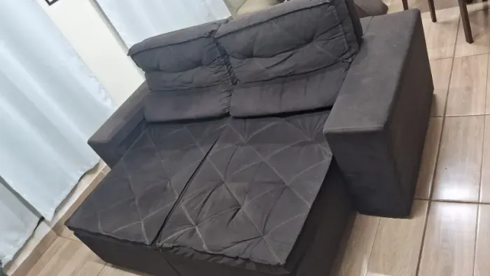 Sofá retrátil 2 lugares