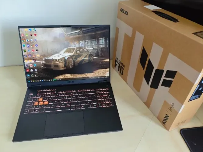 Notebook Gamer ASUS TUF F16 - RTX 5050 + i7 14650HX - 16GB RAM DDR5 - com NF e Garantia