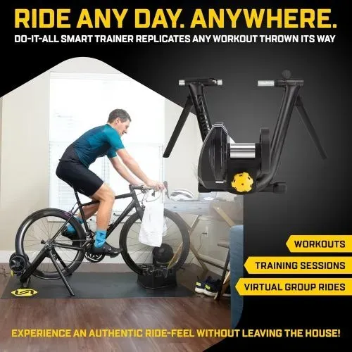 Rolo de Bike - Saris M2 Smart Treinado de Bike Resistene Eletrom. Compativel Aplic. Zwift