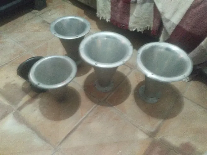 Boca de corneta de aluminio pra som