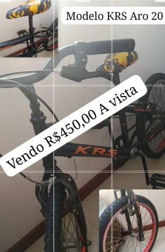 Bicicleta KRS infantil aro 20
