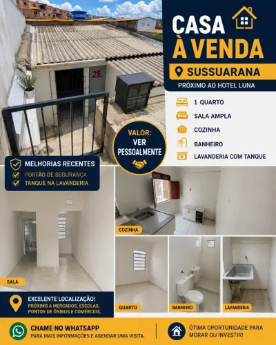 Casa em sussuarana