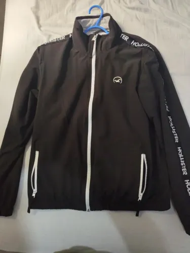 Casaco Hollister Corta Vento Preto Tam. M