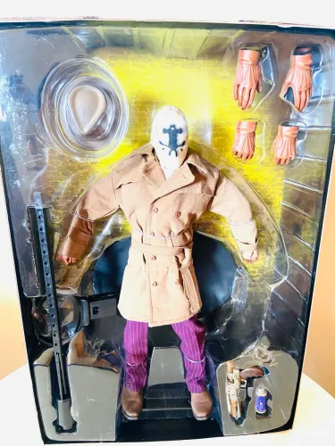 Boneco Incrivelmente Raro Rorschach 33cm - Deluxe DC Direct Exclusivo Action Figure 1/6