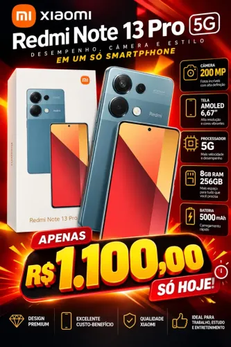REDMI NOTE 13 PRÓ 8Gb RAM 256Gb