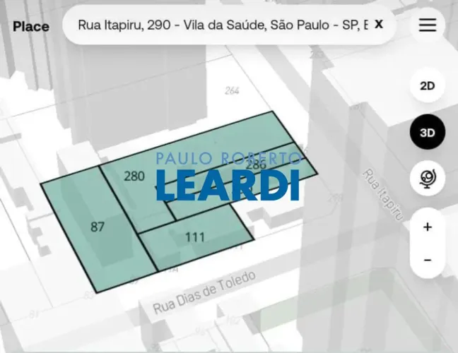 TERRENO - SAÚDE - SP