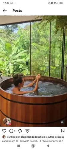 Ofurô (banheira em madeira, spa...)