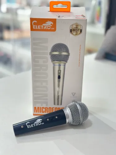 Microfone Sem Fio Eletromex EL-5004