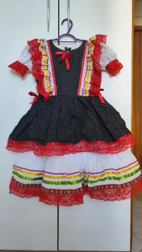 Vestido junino infantil 