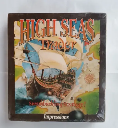 cd de jogo high seas trader 3d swashbuckling strategy lacrado 72cx