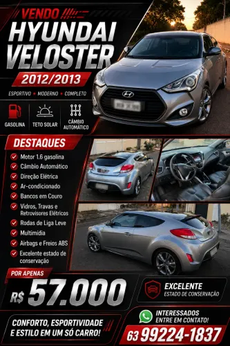 Hyundai Veloster 1.6 16V 140cv Aut. 2013