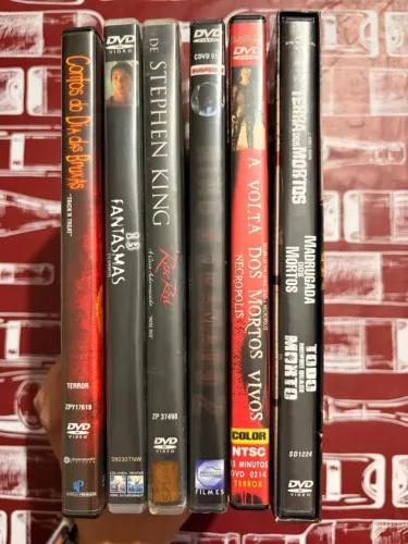 Kit 7 DVDs de Terror ? 13 Fantasmas, Stephen King, Contos do Dia das Bruxas e Mais