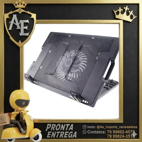 Suporte para notebook com cooler 